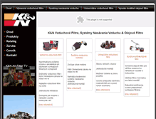 Tablet Screenshot of knfiltre.sk